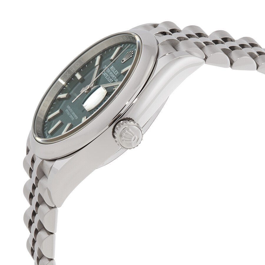 Datejust 36 Mint Green Dial Automatic Men's Stainless Steel Jubilee Watch - Image 2