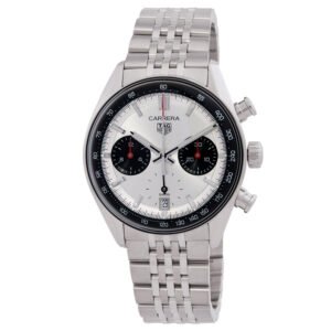 Tag Heuer Carrera Chronograph Automatic Silver Dial Men's Watch CBS2216.BA0048